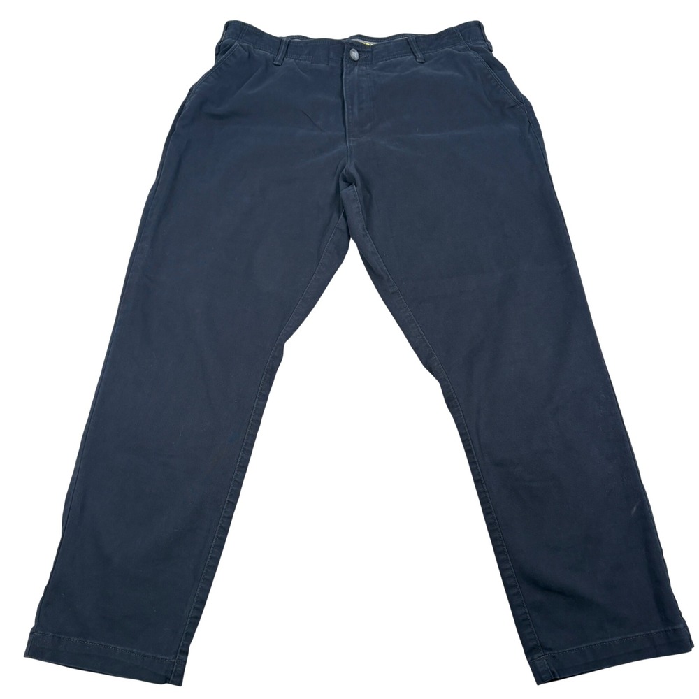 Lee Extreme Comfort Pants Mens 34x30(28) Black Relaxed Fit Work Casual